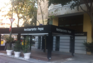 Fachada restaurante Pepa